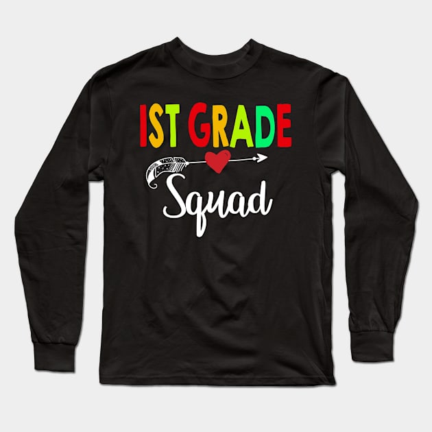 10th Grade Squad Teacher Back To School Long Sleeve T-Shirt by aaltadel